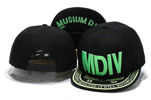 MDIV Black Snapback Hat YS 1 0721